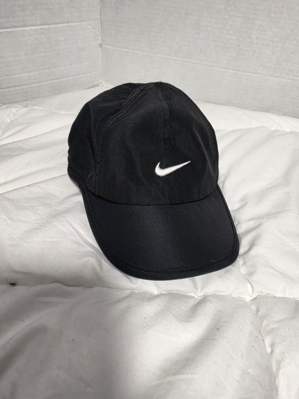 Nike Dri-fit Black Hat Toddler Adjustable Travel Protection FeatherLight